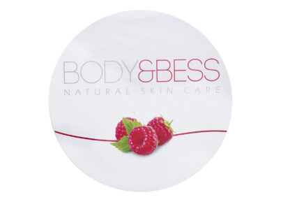 Body&Bess raamsticker met logo