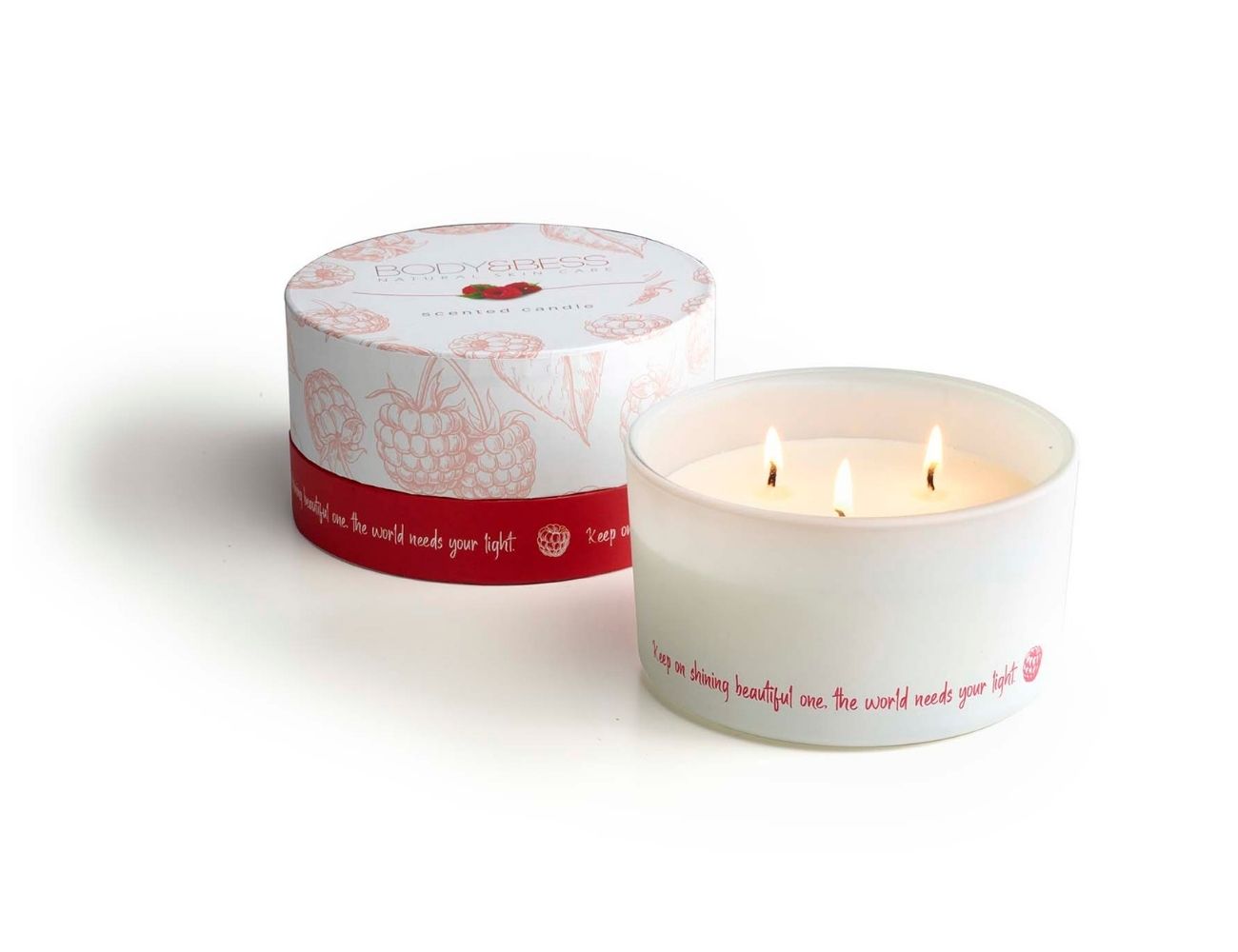 Body&Bess 3-wieks geurkaars met de unieke geur van het Hydro Sensitive-gamma.