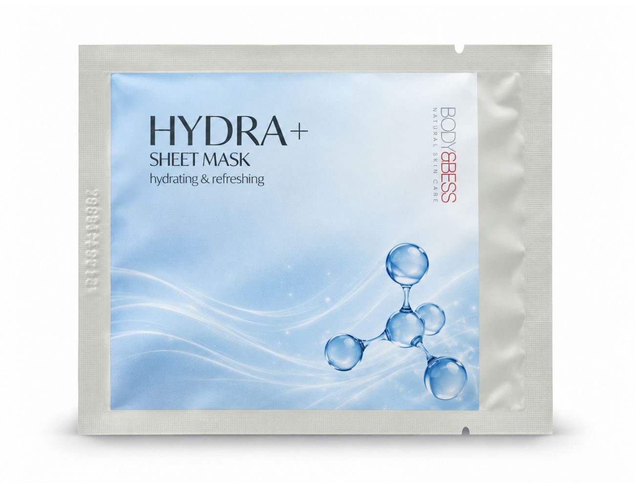 Softcell Hydra+ Sheet Mask van Body&Bess, hydraterend sheetmasker voor een frisse en soepele huid.