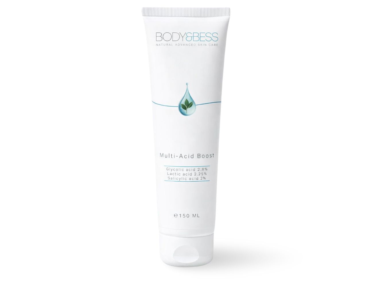 Multi Acid Boost van Body&Bess Advanced, exfoliërende verzorging met 7% fruitzuren voor gladde huid en glow.