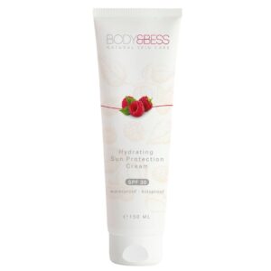 Hydrating Sun Protection Cream SPF 30 van Body&Bess, minerale zonnecrème voor het lichaam.